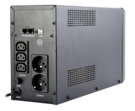 GEMBIRD 2000VA Line-in 1xC14 3xC13 2xShuko USB RJ45 EG-UPS-035 - 1231130 - zdjęcie 2